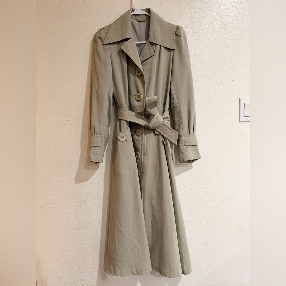 Du Nord Vintage Classic Tan Women's Trench Coat size S